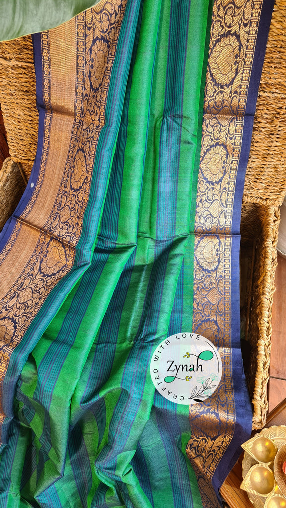Zynah Pure Tussar Banarasi Silk Saree with Antique Zari; Custom Stitched/Ready-made Blouse, Fall, Petticoat; Shipping available USA, Worldwide