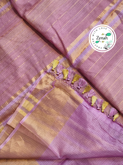 Zynah Violet Color Pure Tussar Kota Silk Saree with Heavy Chikankari Embroidery With Double Ghiccha Pallu and Heavy Tassels; Custom Stitched/Ready-made Blouse, Fall, Petticoat; Shipping available USA, Worldwide Zynah Violet Color Pure Tussar Kota Silk Saree with Heavy Chikankari Embroidery With Double Ghiccha Pallu and Heavy Tassels; Custom Stitched/Ready-made Blouse, Fall, Petticoat; Shipping available USA, Worldwide