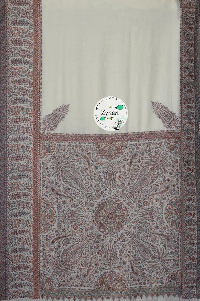 Zynah Pure Silk Kani Jamawar Saree with Grand Pallu & Border; Custom Stitched/Ready-made Blouse, Fall, Petticoat; Shipping available USA, Worldwide