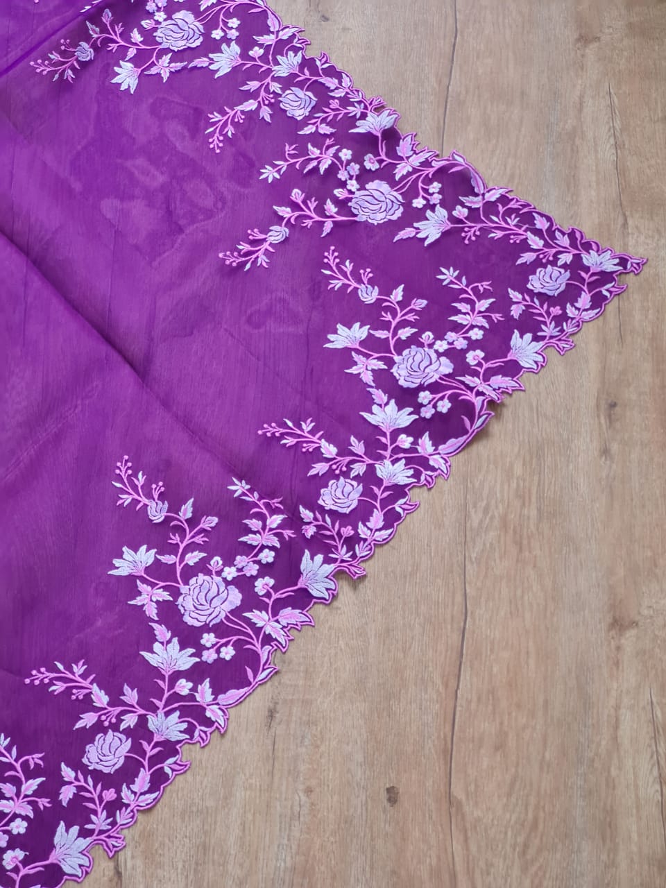 Zynah Pure Organza Saree with Cutwork & Embroidery; Custom Stitched/Ready-made Blouse, Fall, Petticoat; Shipping available USA, Worldwide Zynah Pure Organza Saree with Cutwork & Embroidery; Custom Stitched/Ready-made Blouse, Fall, Petticoat; Shipping available USA, Worldwide