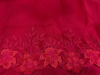 Zynah Pure Organza Saree with Cutwork & Embroidery; Custom Stitched/Ready-made Blouse, Fall, Petticoat; Shipping available USA, Worldwide Zynah Pure Organza Saree with Cutwork & Embroidery; Custom Stitched/Ready-made Blouse, Fall, Petticoat; Shipping available USA, Worldwide