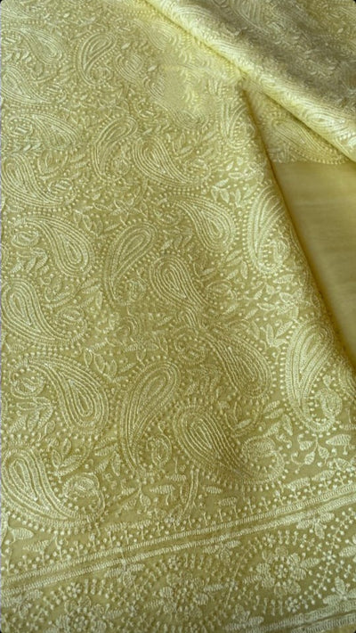 Zynah Pure Organza Silk Saree with Chikankari Embroidery; Custom Stitched/Ready-made Blouse, Fall, Petticoat; Shipping available USA, Worldwide Zynah Pure Organza Silk Saree with Chikankari Embroidery; Custom Stitched/Ready-made Blouse, Fall, Petticoat; Shipping available USA, Worldwide