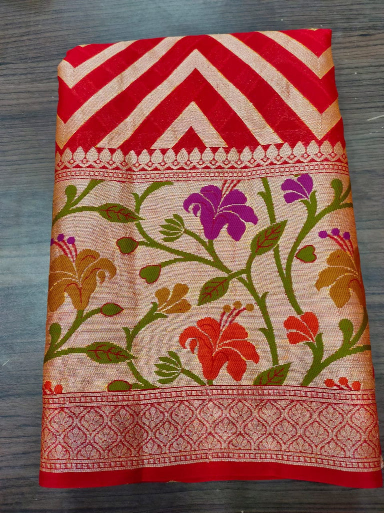 Zynah Pure Chiffon Georgette Banarasi Woven Saree, Dyeable; Custom Stitched/Ready-made Blouse, Fall, Petticoat; Shipping available USA, Worldwide