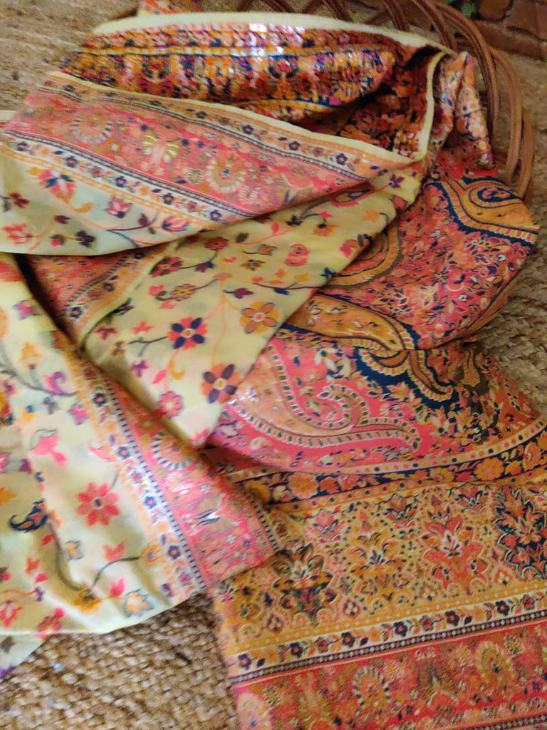 Zynah Pure Kani Silk Cotton Saree with Grand Pallu, Jaal woven body; Custom Stitched/Ready-made Blouse, Fall, Petticoat; Shipping available USA, Worldwide