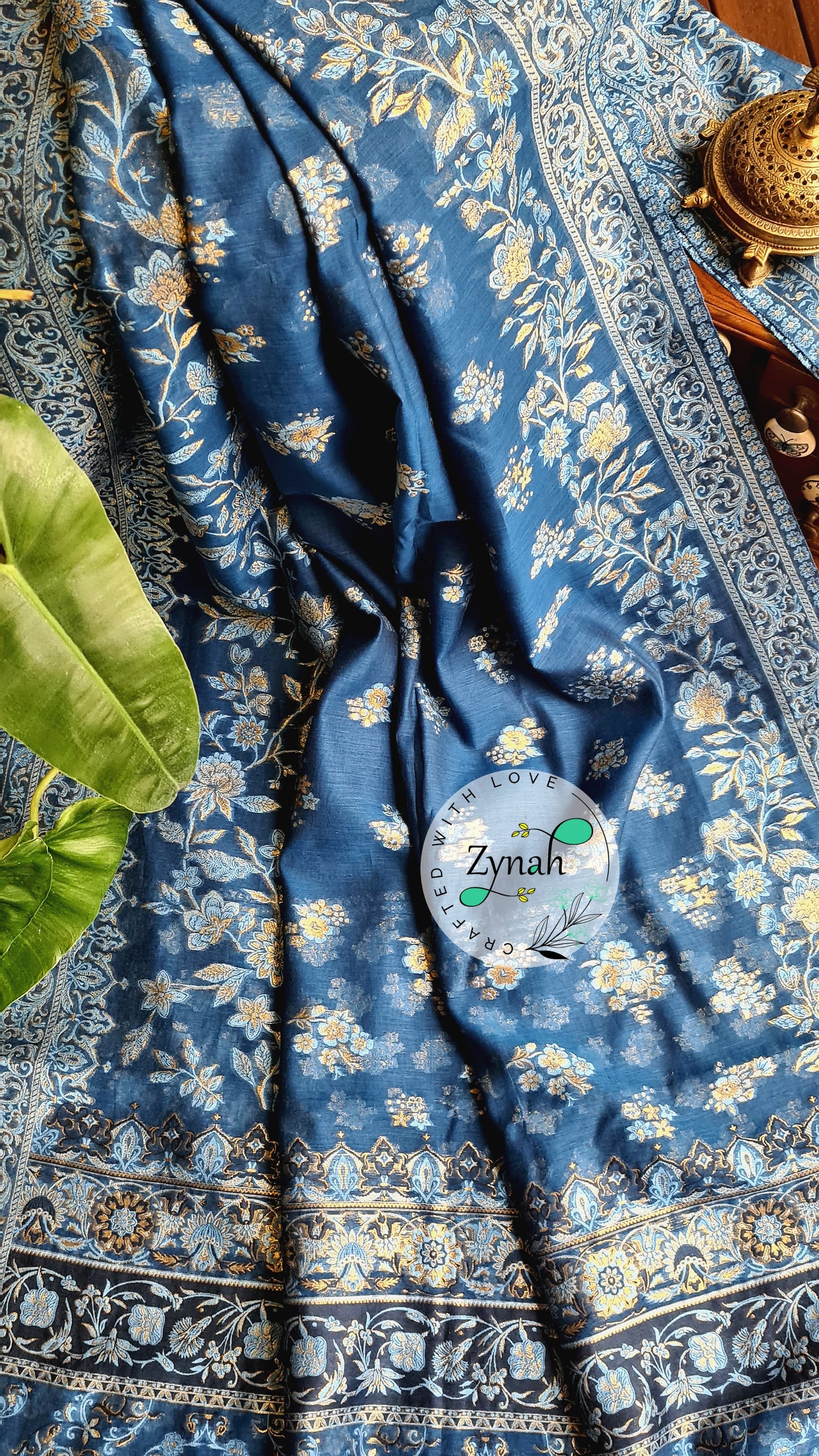 Zynah Pure Raw Silk Kani Saree with Grand Pallu; Custom Stitched/Ready-made Blouse, Fall, Petticoat; Shipping available USA, Worldwide
