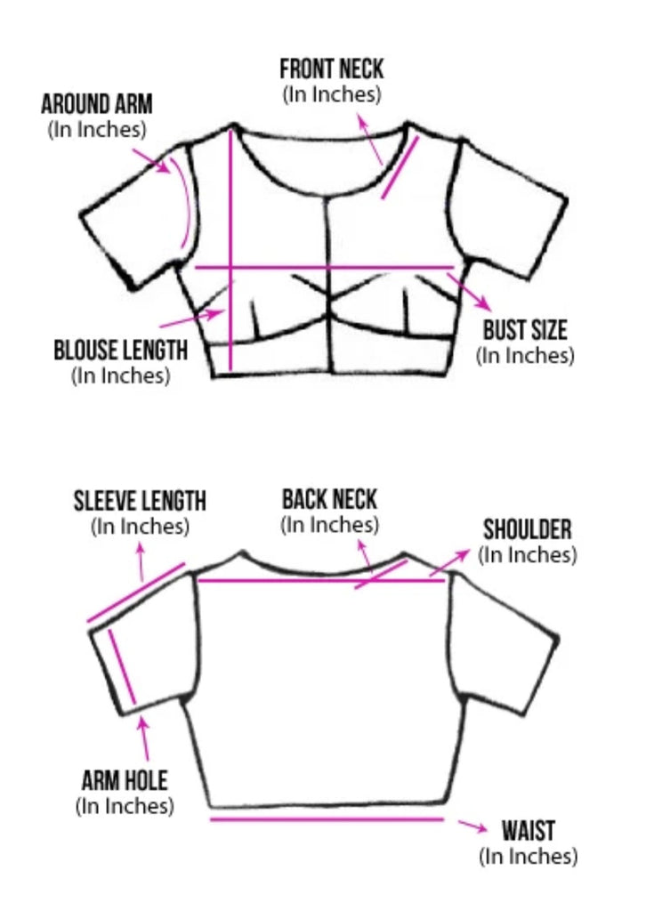 Blouse Stitching – ZynahDesign