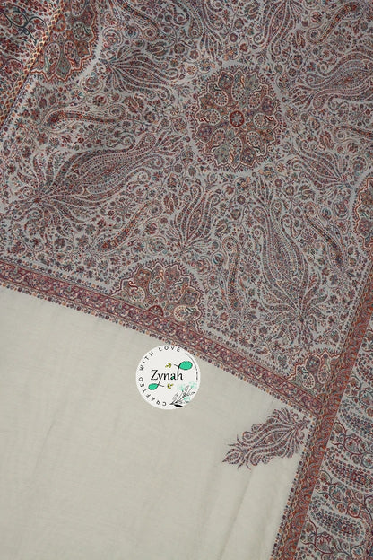 Zynah Pure Silk Kani Jamawar Saree with Grand Pallu & Border; Custom Stitched/Ready-made Blouse, Fall, Petticoat; Shipping available USA, Worldwide