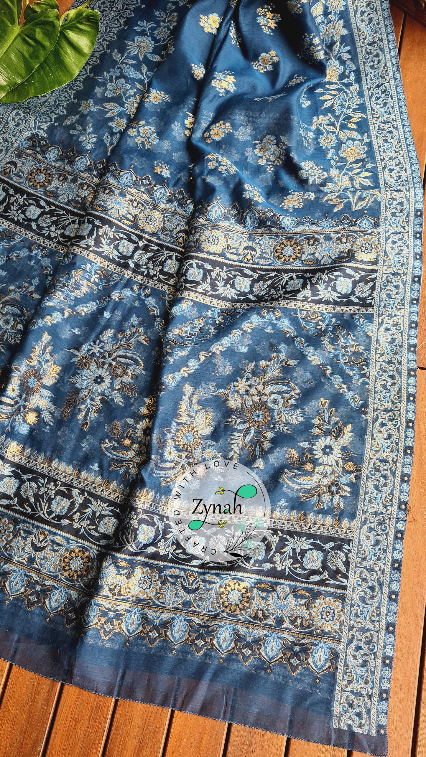 Zynah Pure Raw Silk Kani Saree with Grand Pallu; Custom Stitched/Ready-made Blouse, Fall, Petticoat; Shipping available USA, Worldwide