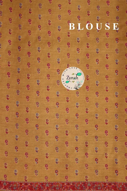 Zynah Pure Silk Kani Jamawar Saree with Grand Pallu & Border; Custom Stitched/Ready-made Blouse, Fall, Petticoat; Shipping available USA, Worldwide