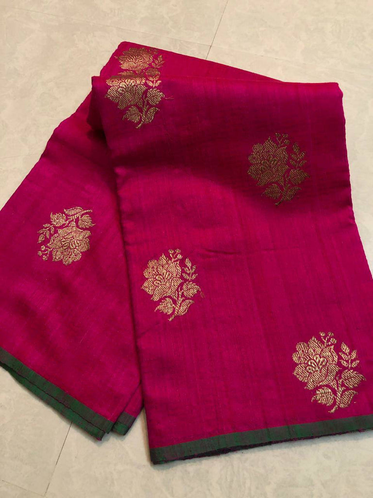 Zynah Pure Banarasi Silk Handloom Saree with Hand-brush Dying & Silk-mark Certificate; Custom Stitched/Ready-made Blouse, Fall, Petticoat; Shipping available USA, Worldwide
