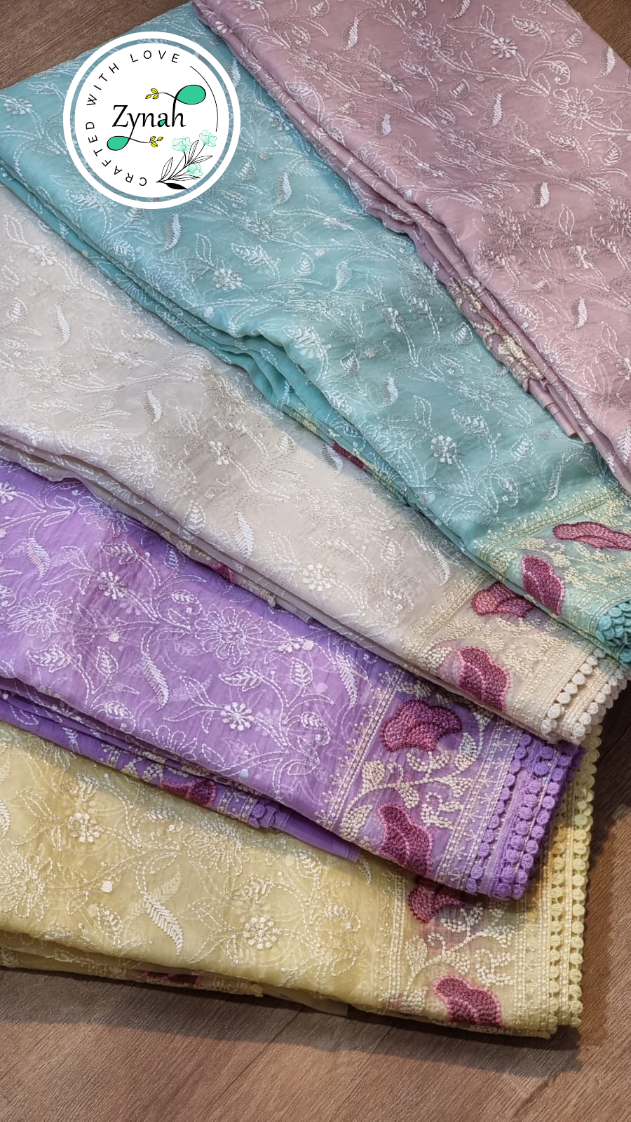 Zynah Yellow Color Pure Organza Silk Chikankari  Embroidery Saree with Crochet Lace  in Pastel Shades; Available in many colors; stitched readymade blouse,fall,petticoat,available in USA